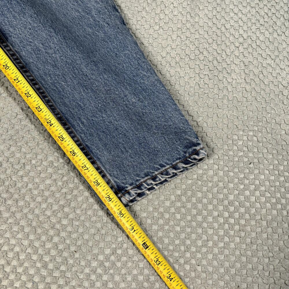 VTG Levi's 551 Women's 16 Med Relaxed Fit Tapered Leg USA Made Jeans Sz 32x30 - Picture 9 of 9